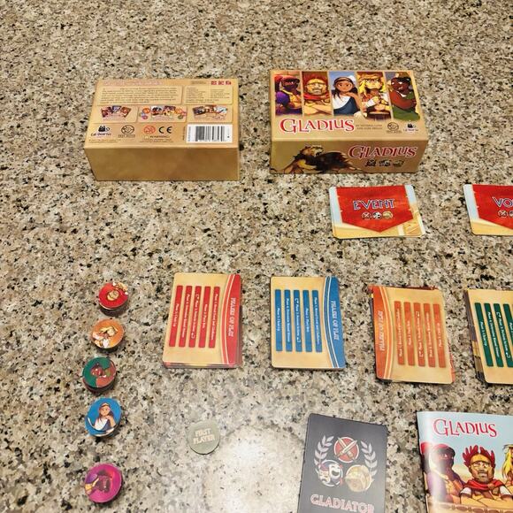 Gladius - Deep Water Games - Card Game 2-5 players, Betting & Bluffing Complete - Picture 12 of 15